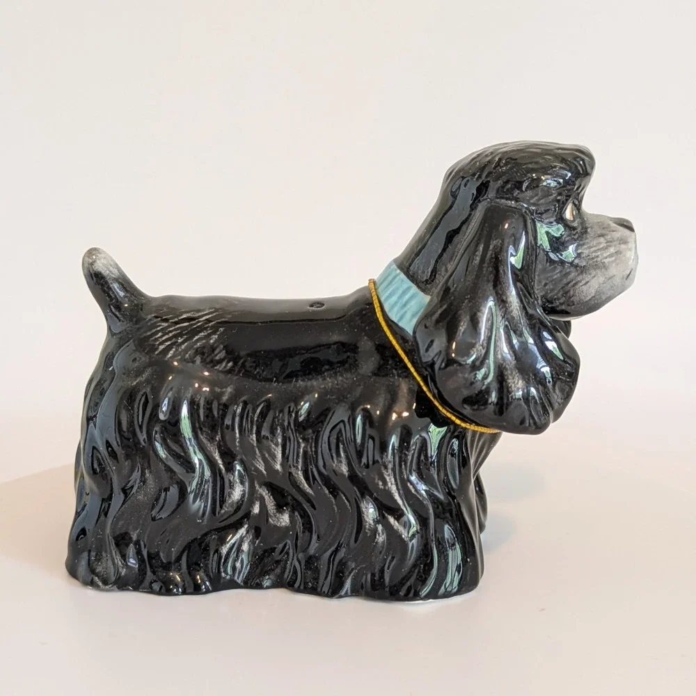 Westland Mwah! Magnetic Kissing Cocker Spaniel Dogs Salt & Pepper Shaker  2007